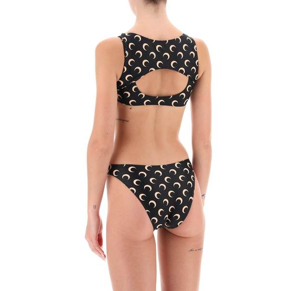 Marine serre one-piece swimsuit with cut-outs - Picture 3 of 4